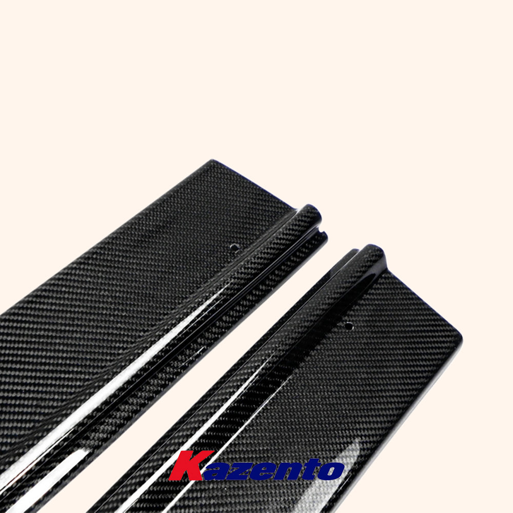 Free Shipping For Mazda MX5 NA MK1 Miata KZ Style Carbon Fiber Side Door Sill Panel Cover Pair