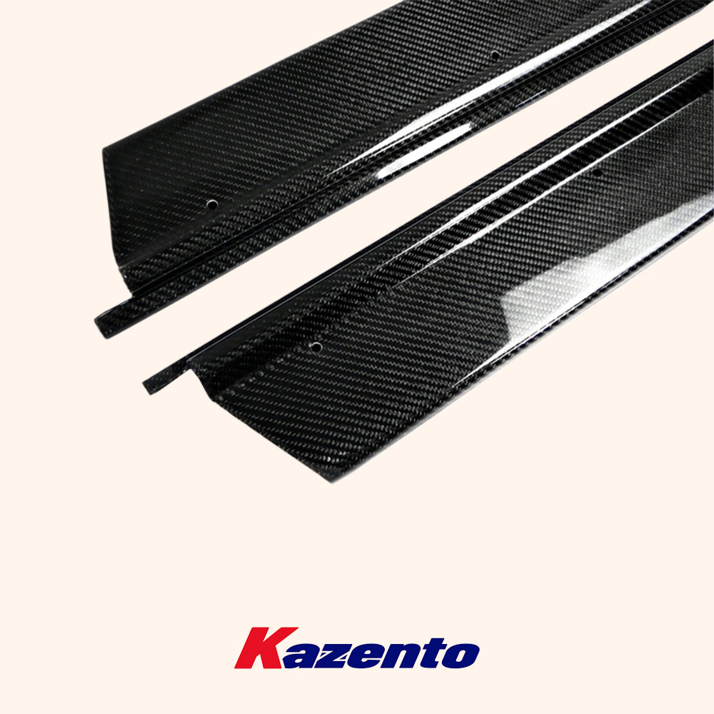 Free Shipping For Mazda MX5 NA MK1 Miata KZ Style Carbon Fiber Side Door Sill Panel Cover Pair