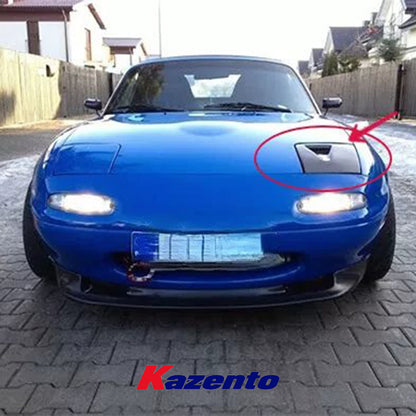 Free Shipping For Mazda MX5 NA MK1 Miata LHS Vented Headlight Cover 1 Piece Only Carbon Fiber