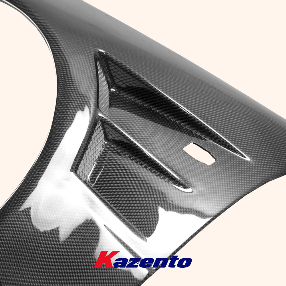 Free Shipping For Nissan Skyline R34 (GTR Only) BN Style Carbon Fiber Vented Front Fender Pairs