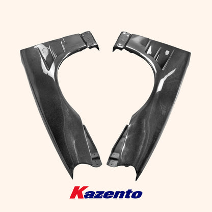 Free Shipping For Nissan Skyline R34 (GTR Only) BN Style Carbon Fiber Vented Front Fender Pairs