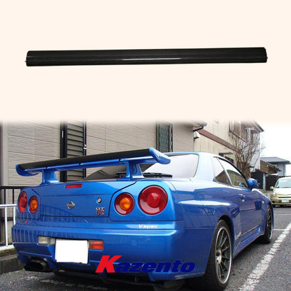 Free Shipping For Nissan Skyline R34 GTR GTT (For Real OE Spoiler Only) NI Style Spoiler Blade