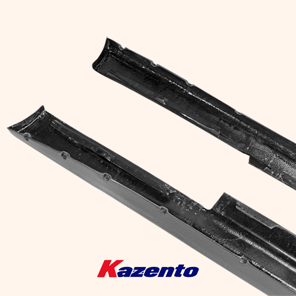 Free Shipping For Nissan R35 GTR (2012 on) NIS Style Carbon Fiber Side Skirt Pair Body Kits