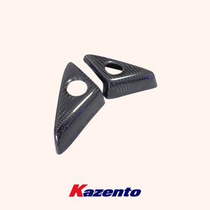 Free Shipping For Nissan R35 GTR 08-16 Carbon Side Door Mirror Inner Panel Triangle Cover