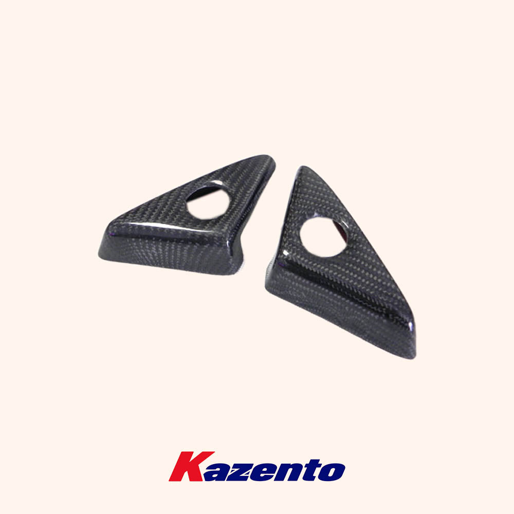 Free Shipping For Nissan R35 GTR 08-16 Carbon Side Door Mirror Inner Panel Triangle Cover