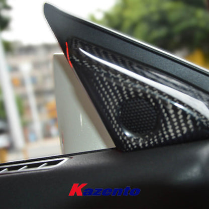 Free Shipping For Nissan R35 GTR 08-16 Carbon Side Door Mirror Inner Panel Triangle Cover