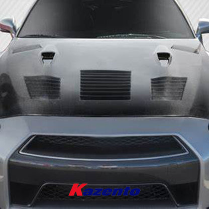 Free Shipping For Nissan R35 GTR 08-16 GT Style Carbon Fiber Front Bumper Hood Bonnet Body Kit