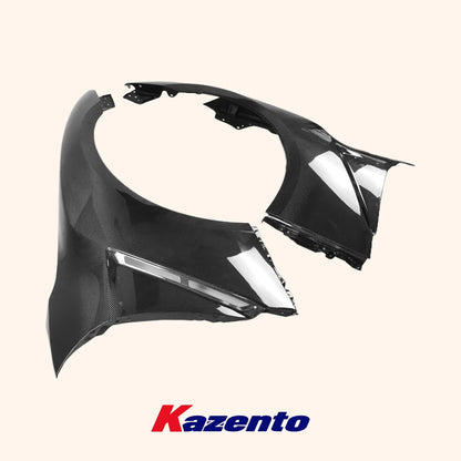 Free Shipping For Nissan R35 GTR 09-15 OE Style Carbon Fiber Front Bumper Fender Replacement