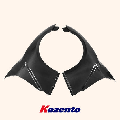 Free Shipping For Nissan R35 GTR 09-15 OE Style Carbon Fiber Front Bumper Fender Replacement