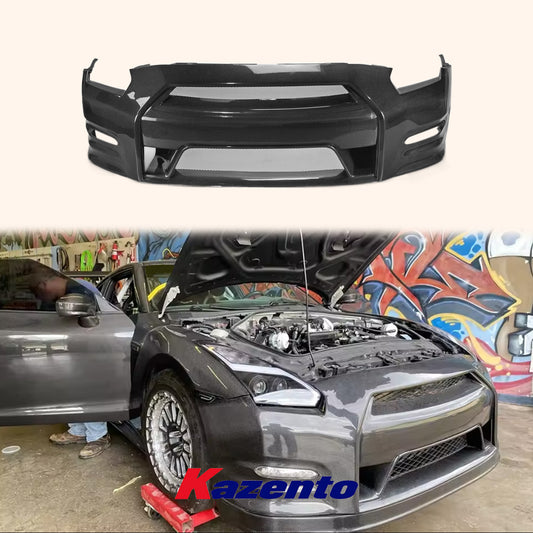 Free Shipping For Nissan R35 GTR 11-15 OE Style Carbon Fiber Body Kit Front Bumper (Sea Ship Door To Door)