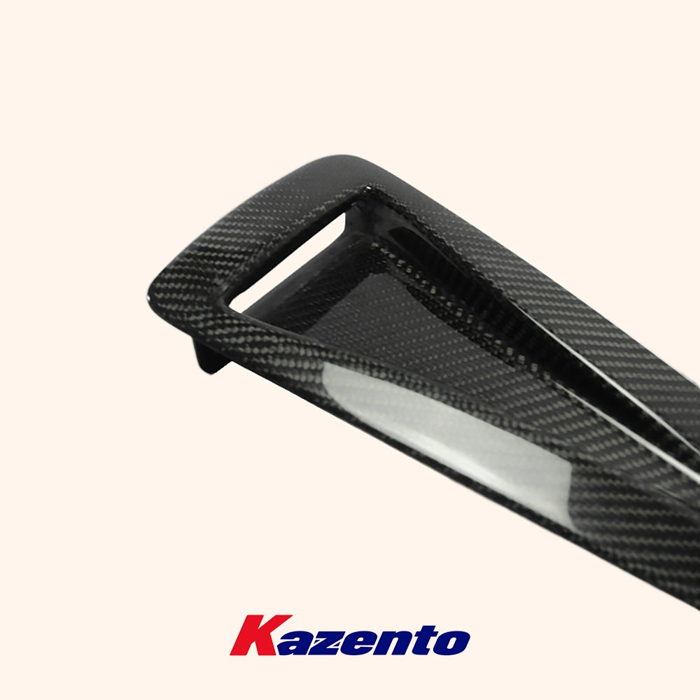 Free Shipping For Nissan R35 GTR 2008-2023 KZ Carbon Fiber Front Hood Bonnet Vents Ducts Pair