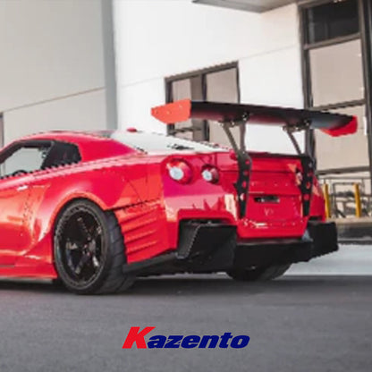 Free Shipping For Nissan R35 GTR BAN Style Carbon Fiber Rear Trunk Boot GT Wing Spoiler