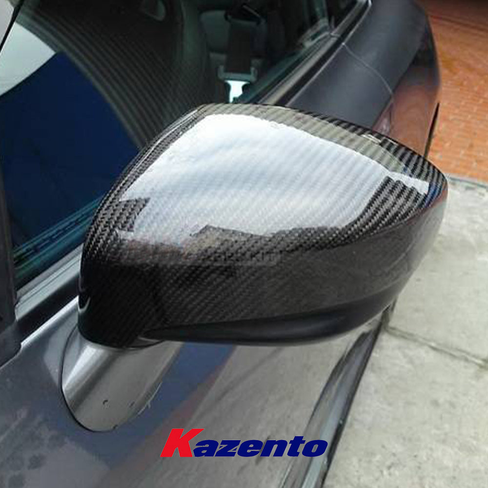 Free Shipping For Nissan R35 GTR CBA DBA 4BA (08-23) KZ Style Carbon Fiber Mirror Cover Pair