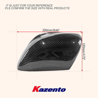 Free Shipping For Nissan R35 GTR CBA DBA 4BA (08-23) KZ Style Carbon Fiber Mirror Cover Pair