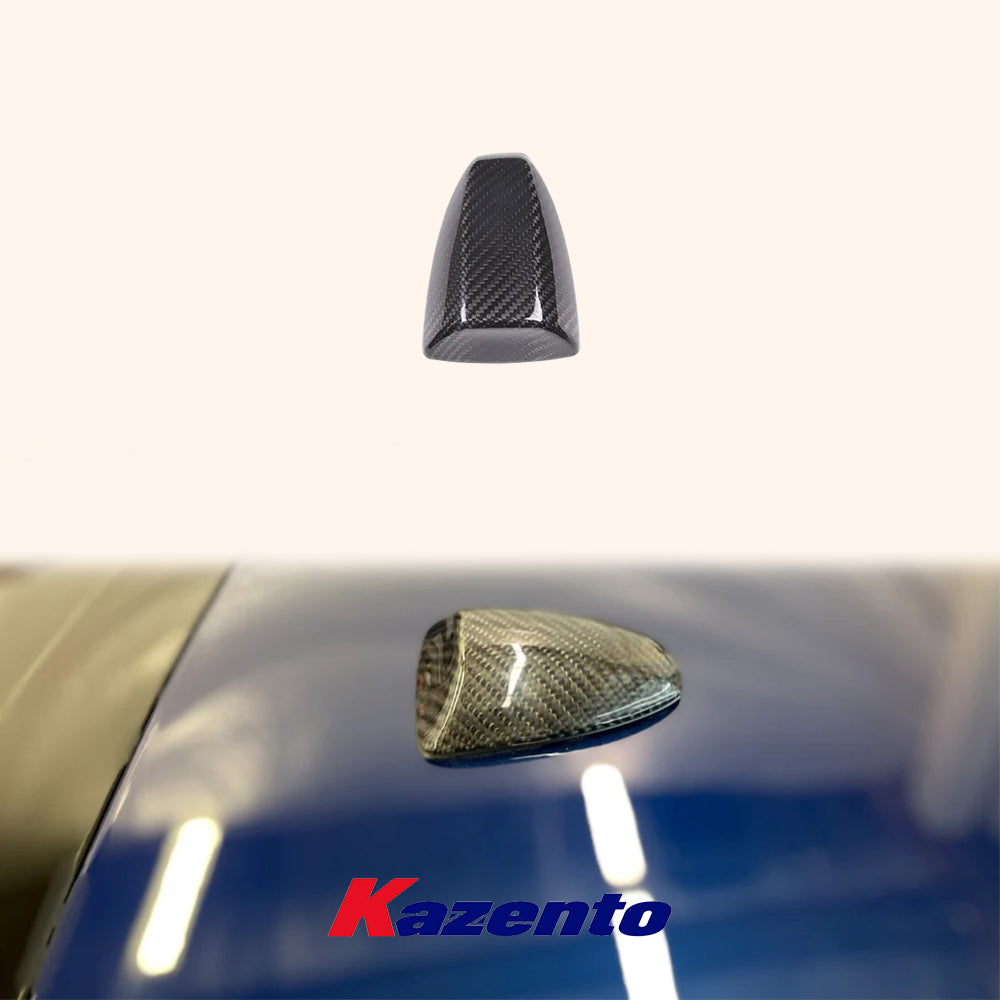 Free Shipping For Nissan R35 GTR KZ Style Carbon Fiber Roof Antenna Cover Trim Accessoires