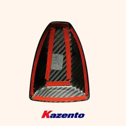 Free Shipping For Nissan R35 GTR KZ Style Carbon Fiber Roof Antenna Cover Trim Accessoires