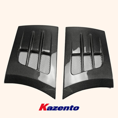 Free Shipping For Nissan R35 GTR TOPS Style Carbon Rear Fender Bumper Add On Splitter Flare