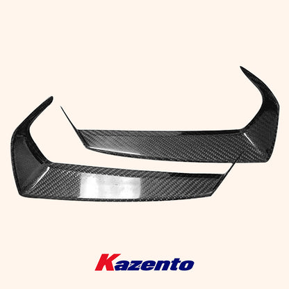 Free Shipping For Nissan R35 GTR (08-11 Only) KZ Carbon Fiber Front Headlight Eyelid Eyebrow