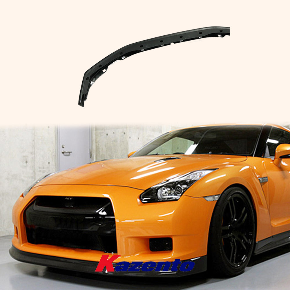 Free Shipping For Nissan R35 GTR (08-11 Only) ZL Style Carbon Fiber Front Bumper Lip Diffuser