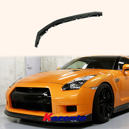 Free Shipping For Nissan R35 GTR (08-11 Only) ZL Style Carbon Fiber Front Bumper Lip Diffuser