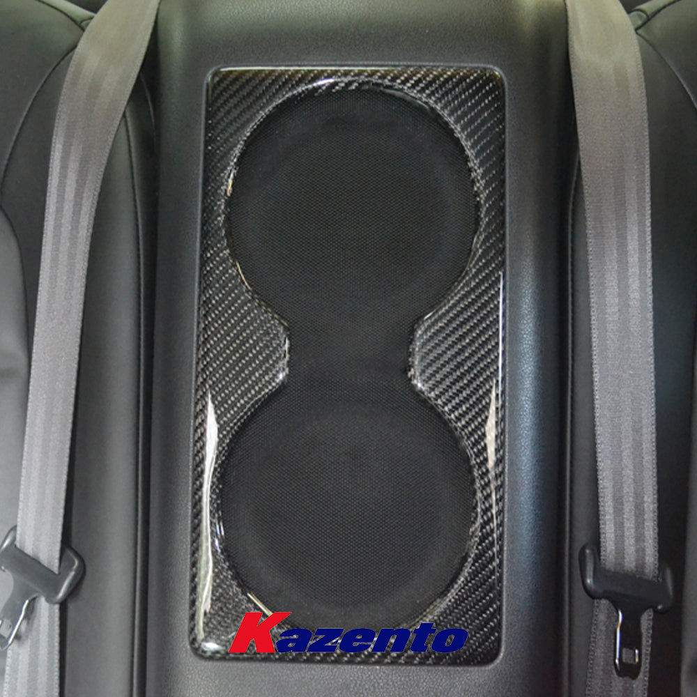 Free Shipping For Nissan R35 GTR (08-16 Only) KZ Carbon Rear Seat Speaker Cover Interior Kit