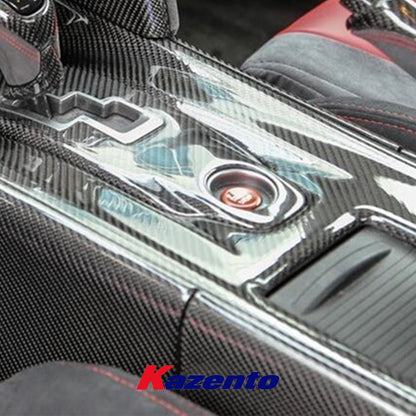 Free Shipping For Nissan R35 GTR (08-16 RHD Only) Carbon Fiber Interior Center Console Cover