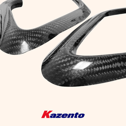 Free Shipping For Nissan R35 GTR (08-23) KZ Style Carbon Fiber Inner Door Pull Handle Surround