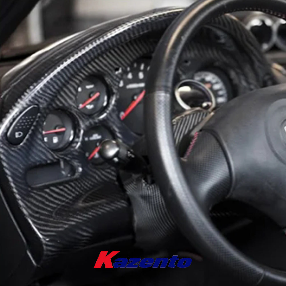 Free Shipping For Mazda RX-7 RX7 FD FD3S (LHD Only) Carbon Fiber Dash Cluster Cover Interior