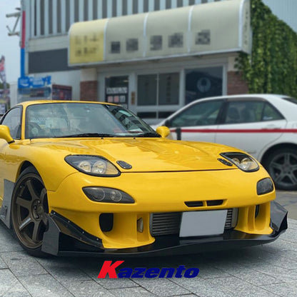 Free Shipping For Mazda RX-7 RX7 FD FD3S (RE-GT Bumper Only) Carbon Fiber  Front Bumper Canard