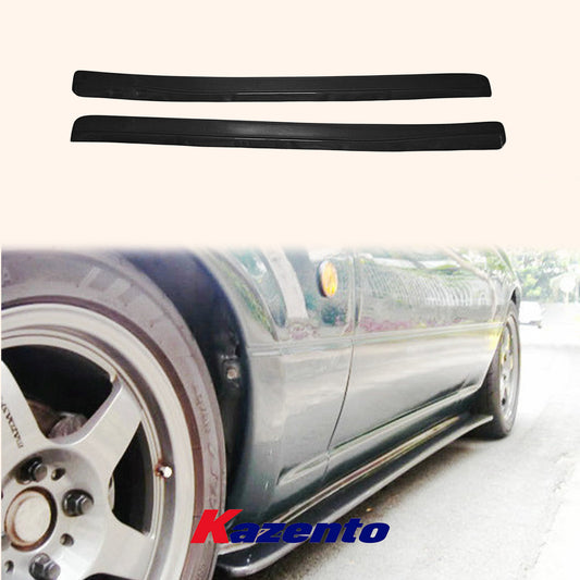 Free Shipping For Mazda RX-7 RX7 FD3S FEED Style Carbon Fiber Side Skirts Add On Exetensions