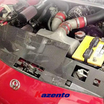 Free Shipping For Mazda RX7 FD3S FD KZ Carbon Fiber Engine Interior Cooling Panel Slam Cover