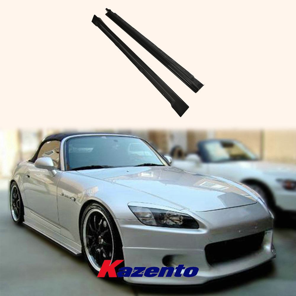 Free Shipping For Honda S2000 Coupe 2Dr JS Style Carbon Fiber Side Skirts Splitter Body Kits