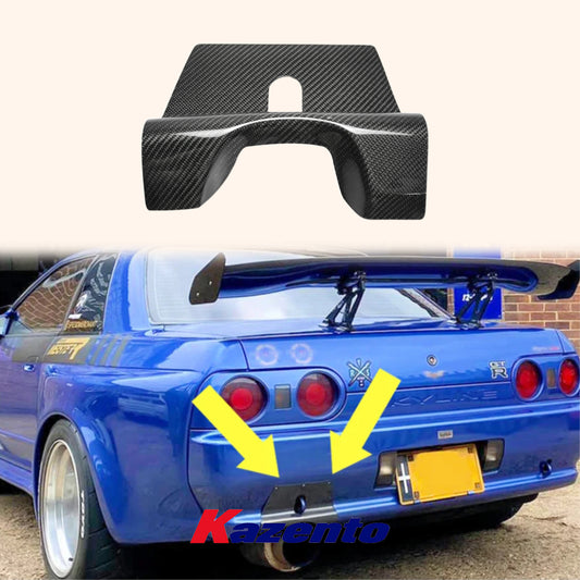 Free Shipping For Nissan Skyline R32 GTR BNR32 HCR32 Carbon Rear Bumper Exhaust Heat Shield