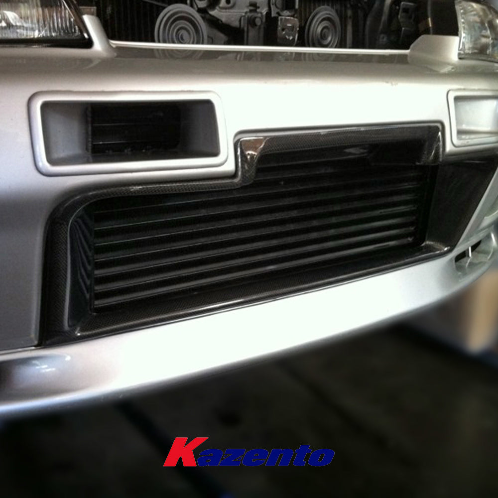 Free Shipping For Nissan Skyline R32 GTR Carbon Fiber Front Bumper Intercooler Surround Duct