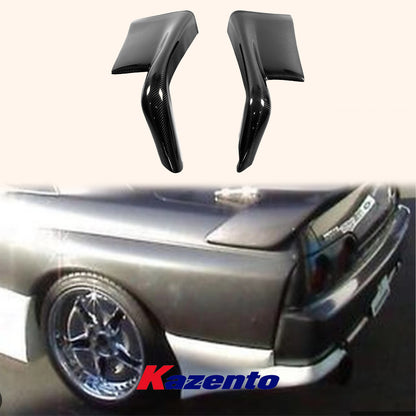 Free Shipping For Nissan Skyline R32 GTR TS Style Carbon Fiber Bumper Rear Spat Apron Pair