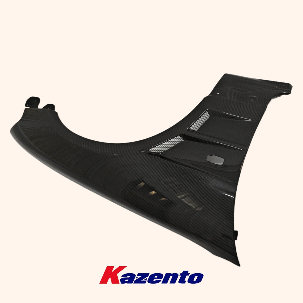 (US Instock Free Shipping) For Nissan Skyline R33 GTR BN Style Carbon Fiber Front Fender Pair Replacement