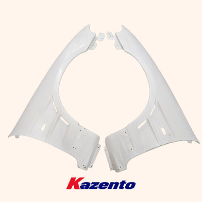 (US Instock Free Shipping) For Nissan Skyline R33 GTR BN Style FRP Unpaint Front Fender Pair Replacement