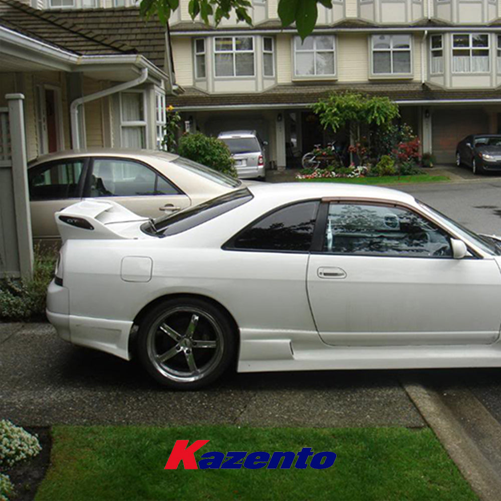 Free Shipping For Nissan Skyline R33 GTR Coupe 1995-98 Rear Spoiler 'GTR' Logo End Caps Carbon