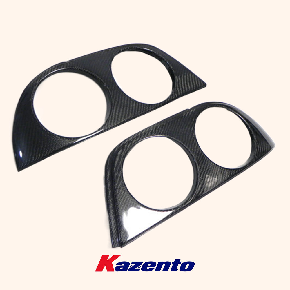 Free Shipping For Nissan Skyline R33 GTR GTS Coupe 95-98 Carbon Rear Bumper Light Cover Trim