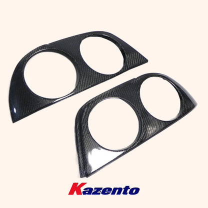 Free Shipping For Nissan Skyline R33 GTR GTS Coupe 95-98 Carbon Rear Bumper Light Cover Trim