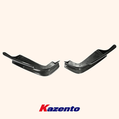 Free Shipping For Nissan Skyline R33 GTS Only TS Style Carbon Fiber Rear Bumper Spats 2pcs