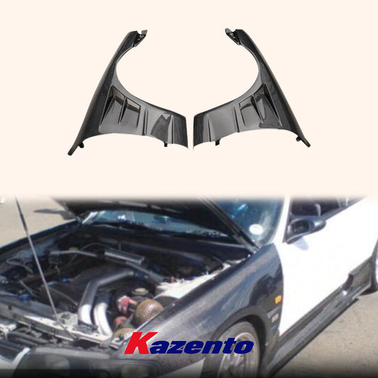 Free Shipping For Nissan Skyline R33 GTS Spec 1 BN-Style Carbon Fiber Front Fender Replacement