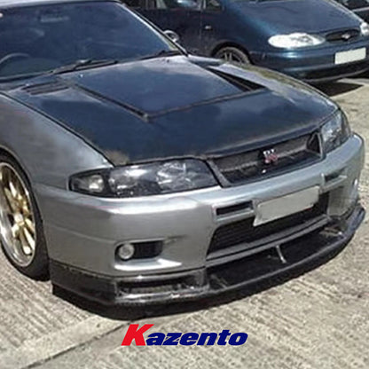 Free Shipping For Nissan Skyline R33 GTST (Spec 1 Only) R-Style Carbon Fiber Front Grille