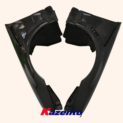 (US Instock Free Shipping) For Nissan Skyline R34 GTR DO Style Carbon Fiber Front Fender Pair Replacement