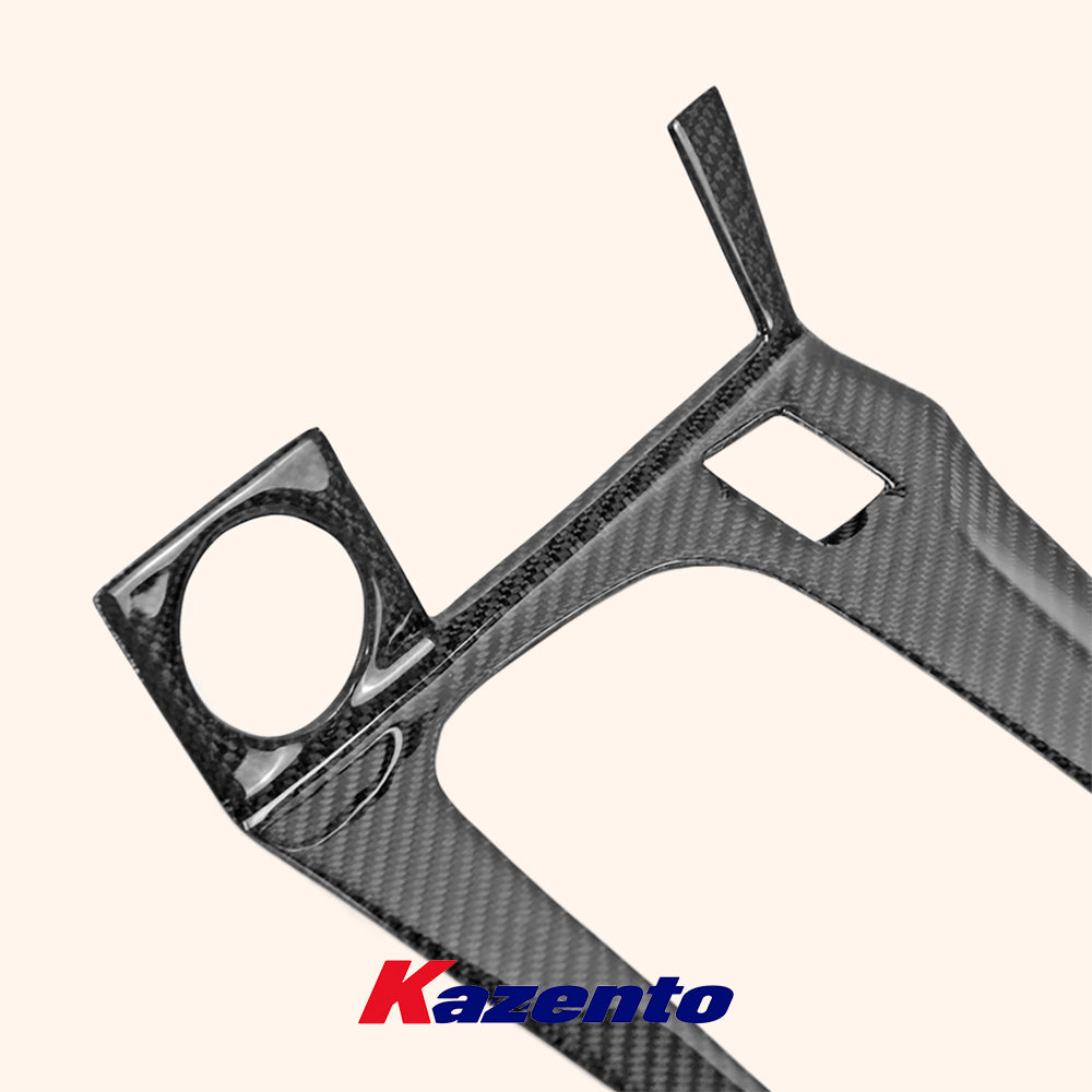 Free Shipping For Nissan Skyline R34 GTR (RHD AUTO only) KZ Carbon Fiber Gear Surround Cover