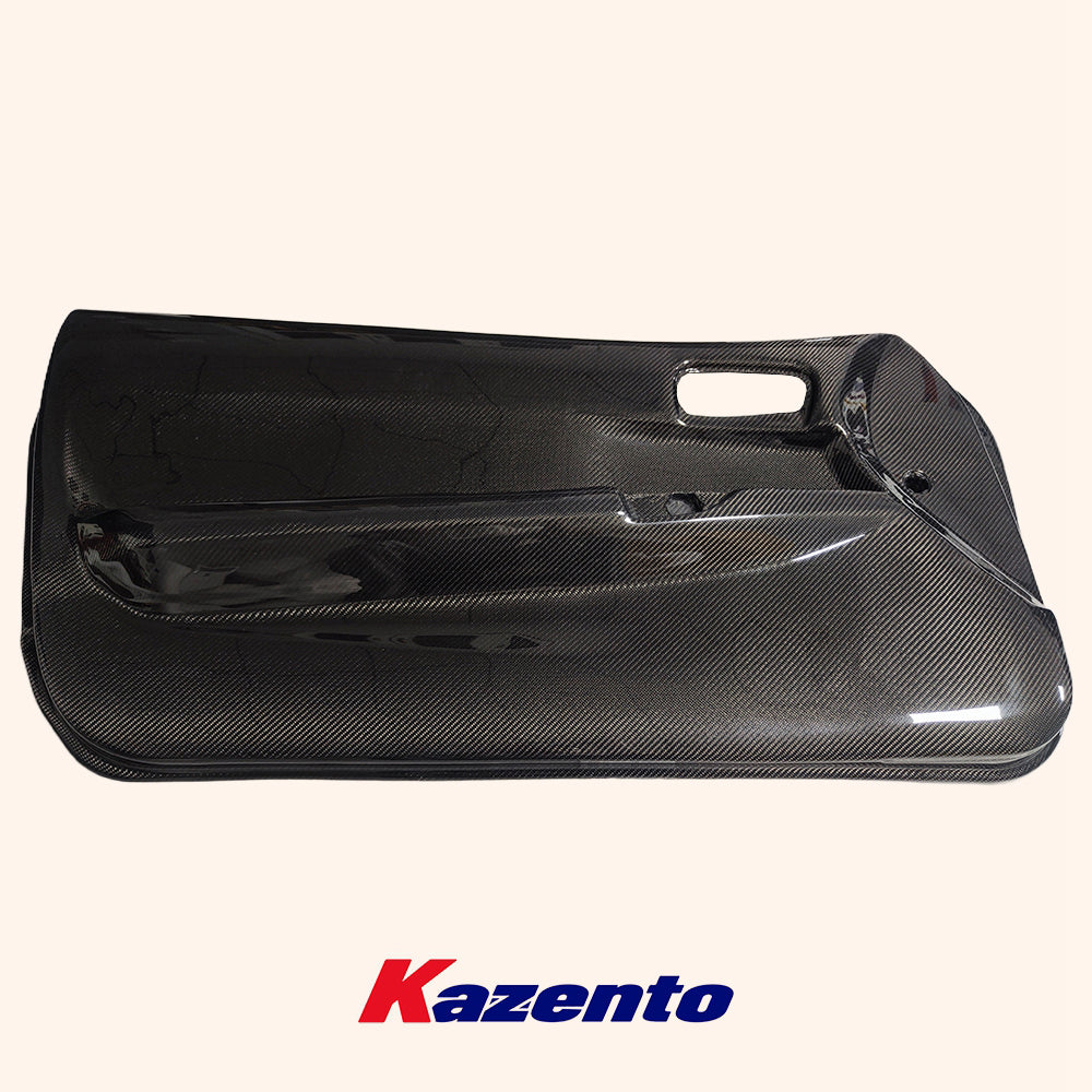 Free Shipping For Nissan Skyline R34 GTR (RHD only) KZ Carbon Fiber Inner Door Panel Card Pair