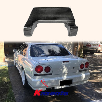 Free Shipping For Nissan Skyline R34 (4Dr only) Carbon Fiber Rear Bumper Exhaust Heat Shield