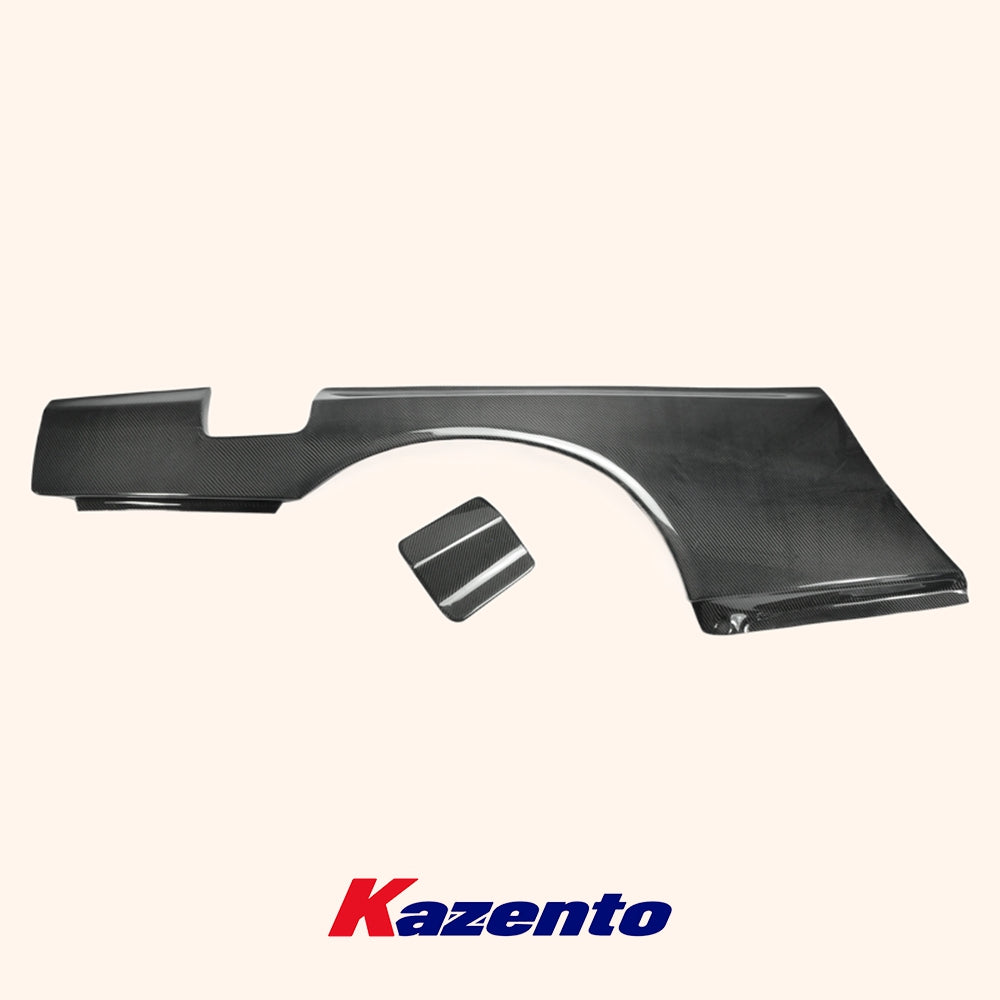 Free Shipping For Nissan Skyline R34 (GTT only) GTR-STYLE Carbon Rear Wider Fender Flare Pair