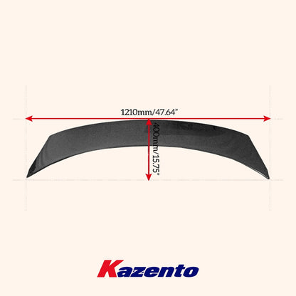 Free Shipping For Kia Stinger OE Style Carbon Fiber Rear Trunk Spoiler Wing Lip