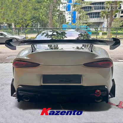 Free Shipping For Toyota Supra A90 Only AD Style Carbon Fiber Rear Trunk GT Spoiler Wing Lip